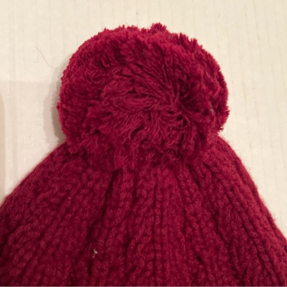 Luxton S-M Balaclava Hood Scarf Hat Burgundy - Picture 10 of 12